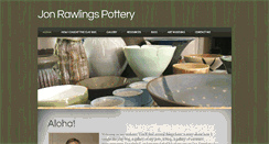 Desktop Screenshot of jonrawlingspottery.com